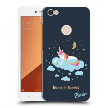 Picasee Xiaomi Redmi Note 5A Prime Hülle - Transparentes Silikon - Believe In Unicorns