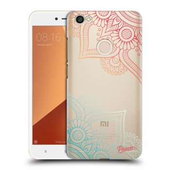 Picasee Xiaomi Redmi Note 5A Prime Hülle - Transparentes Silikon - Flowers pattern