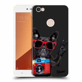 Picasee Xiaomi Redmi Note 5A Prime Hülle - Schwarzer Kunststoff - French Bulldog