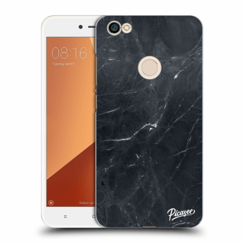Picasee Xiaomi Redmi Note 5A Prime Hülle - Transparentes Silikon - Black marble