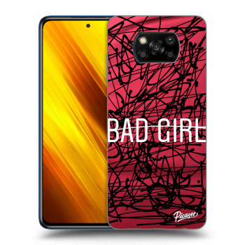 Picasee Xiaomi Poco X3 Hülle - Schwarzes Silikon - Bad girl