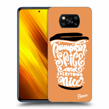 Hülle für Xiaomi Poco X3 - Pumpkin coffee