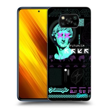 Picasee Xiaomi Poco X3 Hülle - Schwarzes Silikon - RETRO