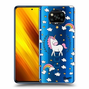 Picasee Xiaomi Poco X3 Hülle - Transparentes Silikon - Unicorn star heaven