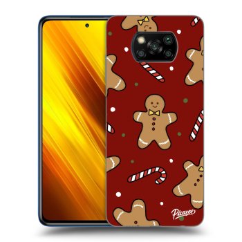 Picasee Xiaomi Poco X3 Hülle - Transparentes Silikon - Gingerbread 2