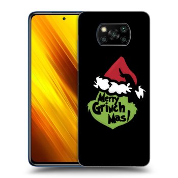 Picasee Xiaomi Poco X3 Hülle - Schwarzes Silikon - Grinch 2