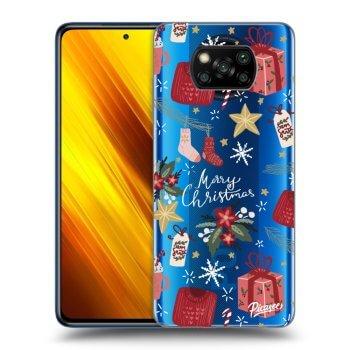 Picasee Xiaomi Poco X3 Hülle - Transparentes Silikon - Christmas