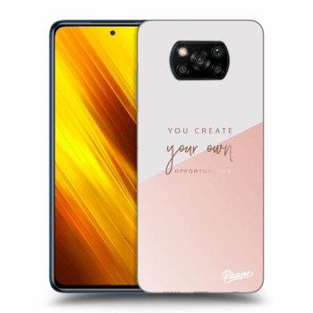 Picasee Xiaomi Poco X3 Hülle - Transparentes Silikon - You create your own opportunities