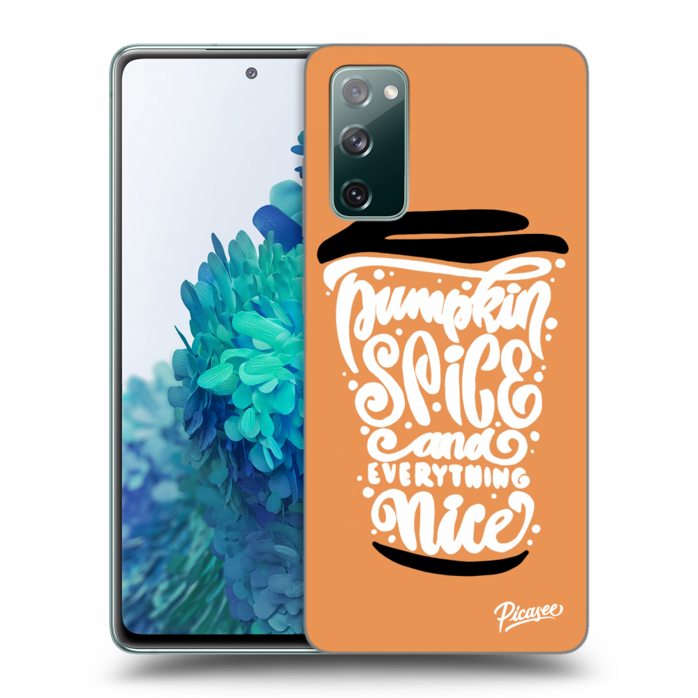 Picasee Samsung Galaxy S20 FE Hülle - Transparentes Silikon - Pumpkin coffee