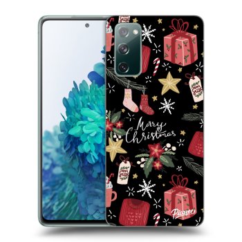 Picasee Samsung Galaxy S20 FE Hülle - Schwarzes Silikon - Christmas