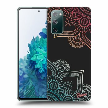 Picasee Samsung Galaxy S20 FE Hülle - Schwarzes Silikon - Flowers pattern