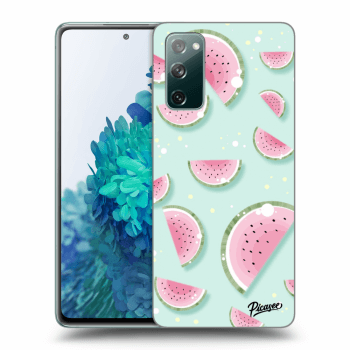 Picasee Samsung Galaxy S20 FE Hülle - Schwarzes Silikon - Watermelon 2