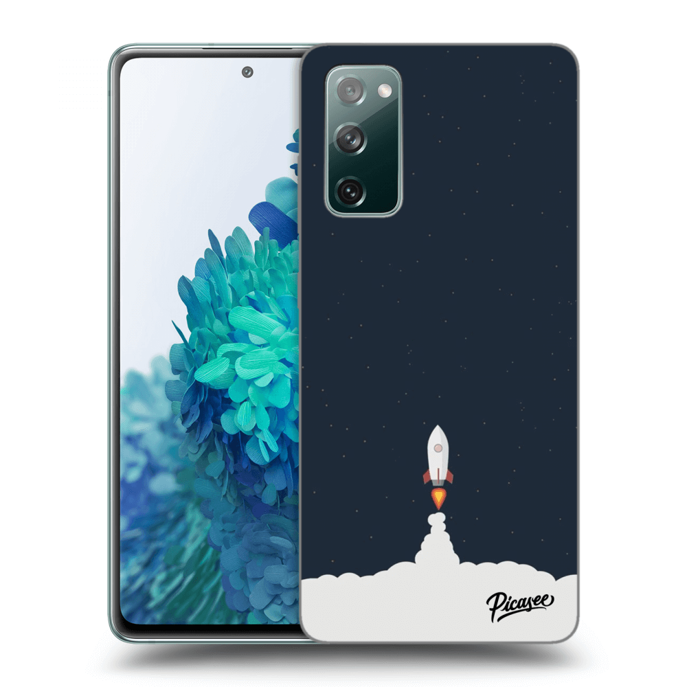 Picasee Samsung Galaxy S20 FE Hülle - Schwarzes Silikon - Astronaut 2