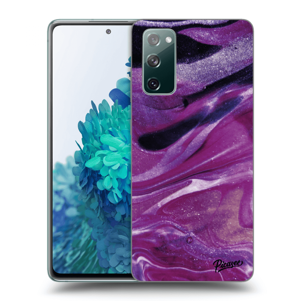 Picasee ULTIMATE CASE PowerShare für Samsung Galaxy S20 FE - Purple glitter