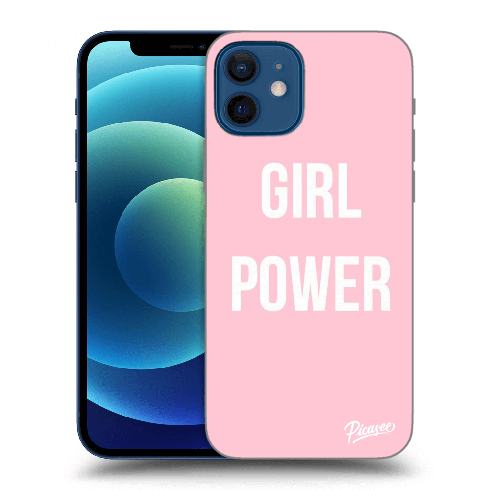 Picasee Apple iPhone 12 Hülle - Transparentes Silikon - Girl power