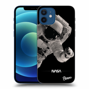 Picasee Apple iPhone 12 Hülle - Transparentes Silikon - Astronaut Big