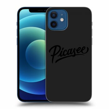 Picasee Apple iPhone 12 Hülle - Schwarzes Silikon - Picasee - black