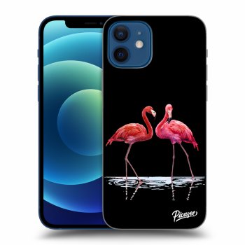 Picasee ULTIMATE CASE MagSafe für Apple iPhone 12 - Flamingos couple