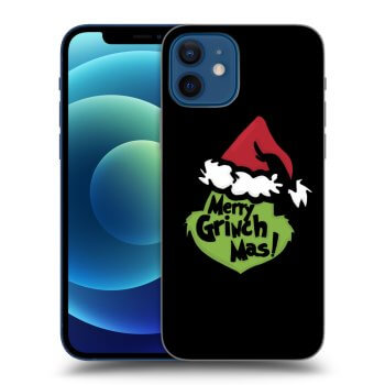 Picasee Apple iPhone 12 Hülle - Schwarzes Silikon - Grinch 2