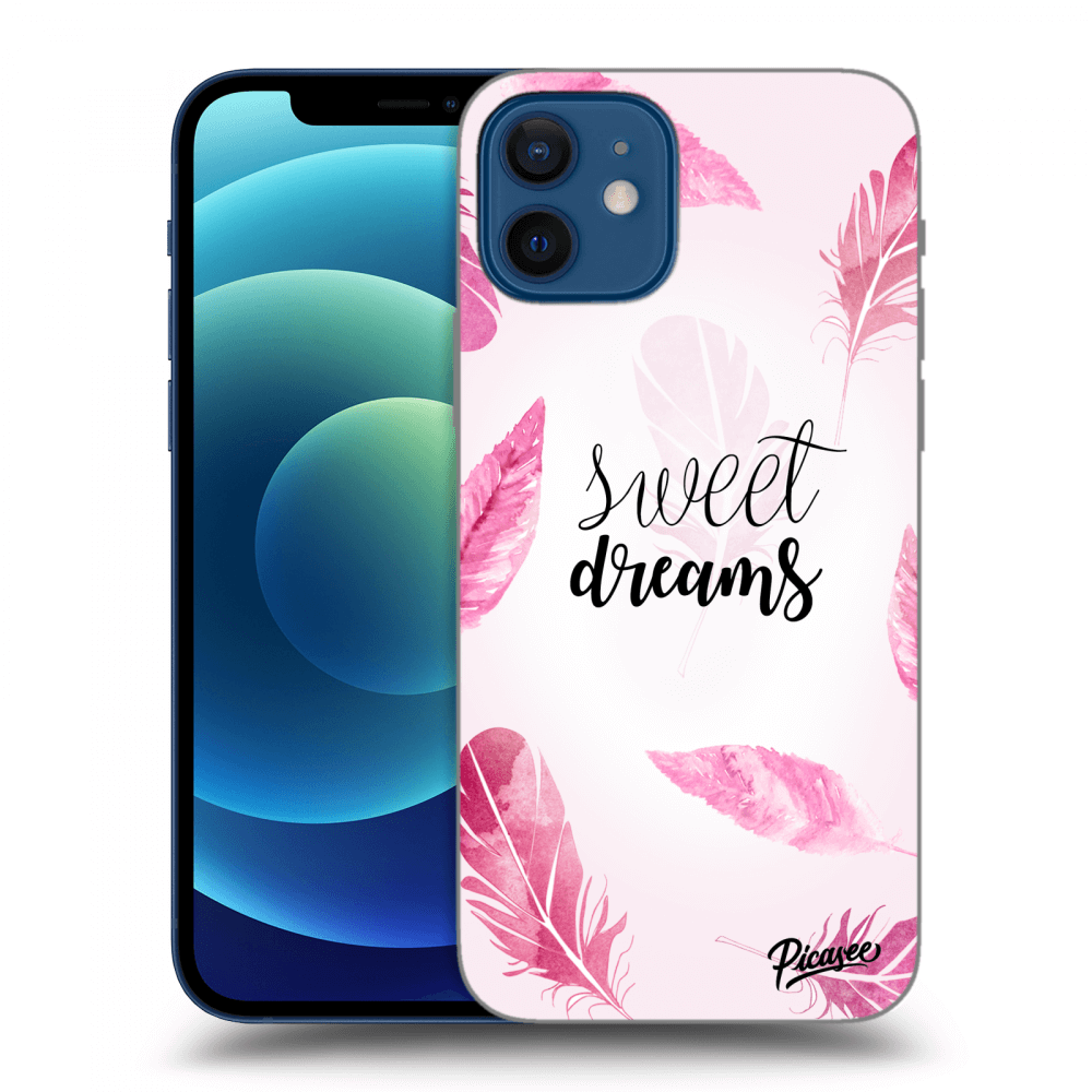 Picasee Apple iPhone 12 Hülle - Schwarzes Silikon - Sweet dreams