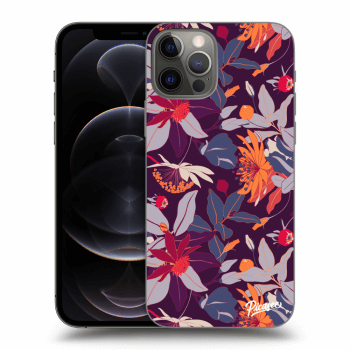 Picasee ULTIMATE CASE MagSafe für Apple iPhone 12 Pro - Purple Leaf