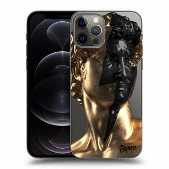 Picasee Apple iPhone 12 Pro Hülle - Transparentes Silikon - Wildfire - Gold