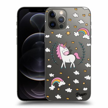 Picasee Apple iPhone 12 Pro Hülle - Transparentes Silikon - Unicorn star heaven