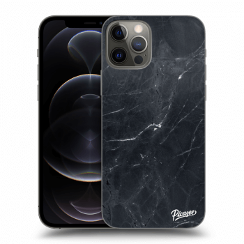 Hülle für Apple iPhone 12 Pro - Black marble