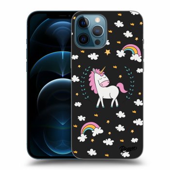 Picasee Apple iPhone 12 Pro Max Hülle - Schwarzes Silikon - Unicorn star heaven