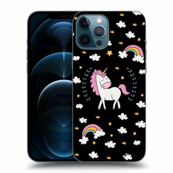 Hülle für Apple iPhone 12 Pro Max - Einhorn Sternenhimmel