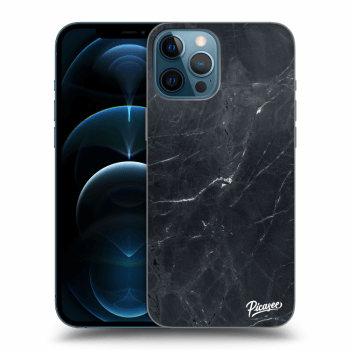 Hülle für Apple iPhone 12 Pro Max - Black marble