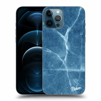 Picasee Apple iPhone 12 Pro Max Hülle - Transparentes Silikon - Blue marble