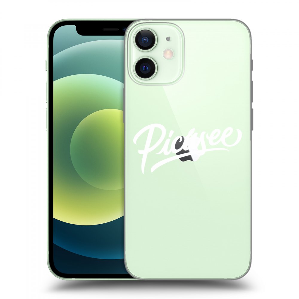 Picasee Apple iPhone 12 mini Hülle - Transparentes Silikon - Picasee - White