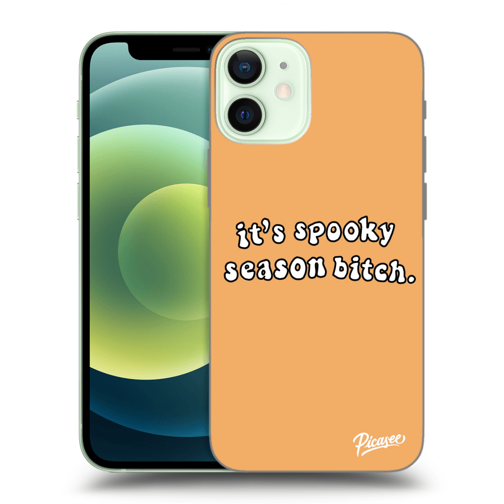 Picasee Apple iPhone 12 mini Hülle - Transparentes Silikon - Spooky season