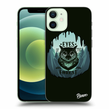 Picasee Apple iPhone 12 mini Hülle - Transparentes Silikon - Forest owl