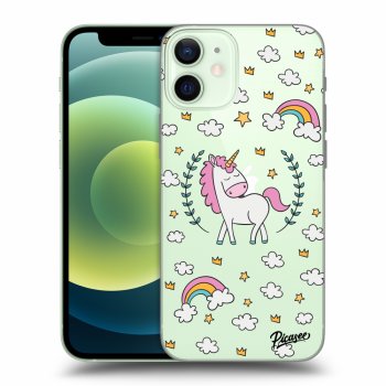 Picasee Apple iPhone 12 mini Hülle - Transparentes Silikon - Unicorn star heaven