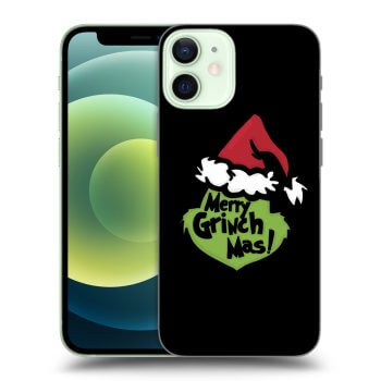 Picasee Apple iPhone 12 mini Hülle - Schwarzes Silikon - Grinch 2