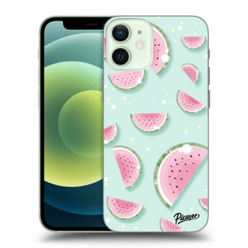 Picasee Apple iPhone 12 mini Hülle - Transparentes Silikon - Watermelon 2