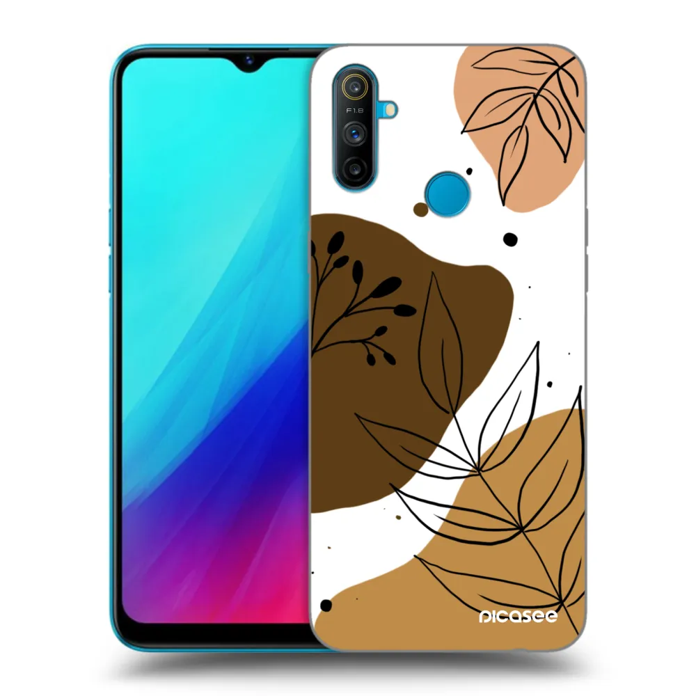 Picasee Realme C3 Hülle - Schwarzes Silikon - Boho style