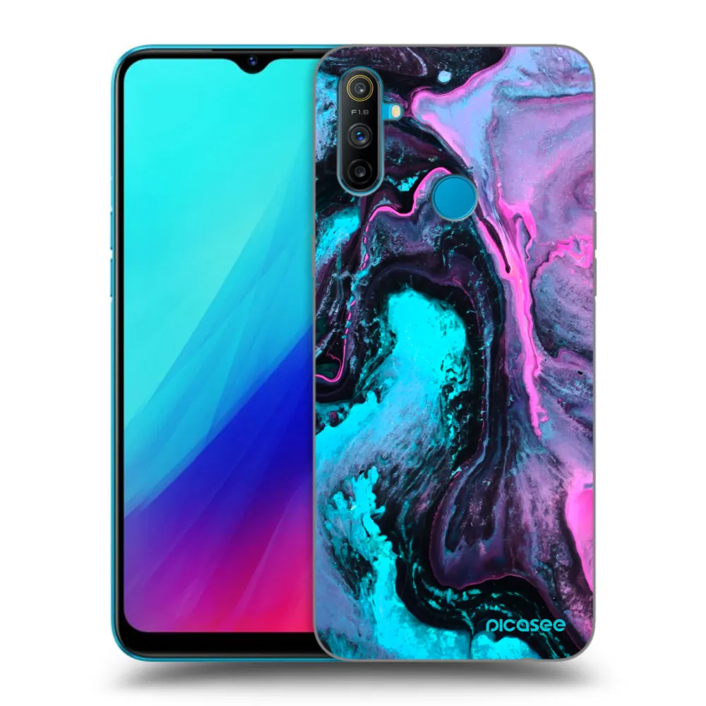 Picasee Realme C3 Hülle - Schwarzes Silikon - Lean 2