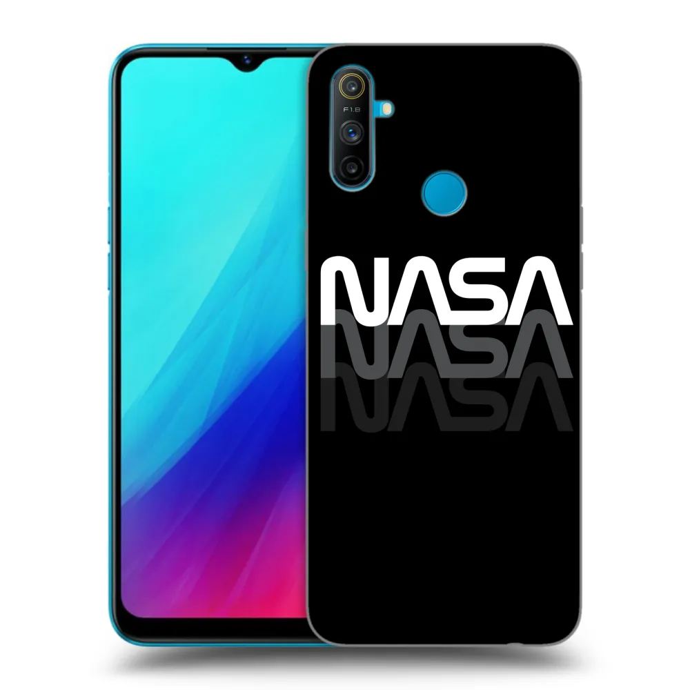 Picasee Realme C3 Hülle - Schwarzes Silikon - NASA Triple