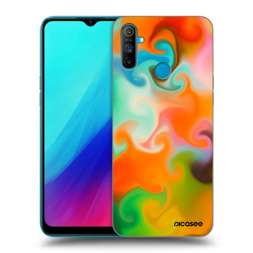 Picasee Realme C3 Hülle - Schwarzes Silikon - Juice