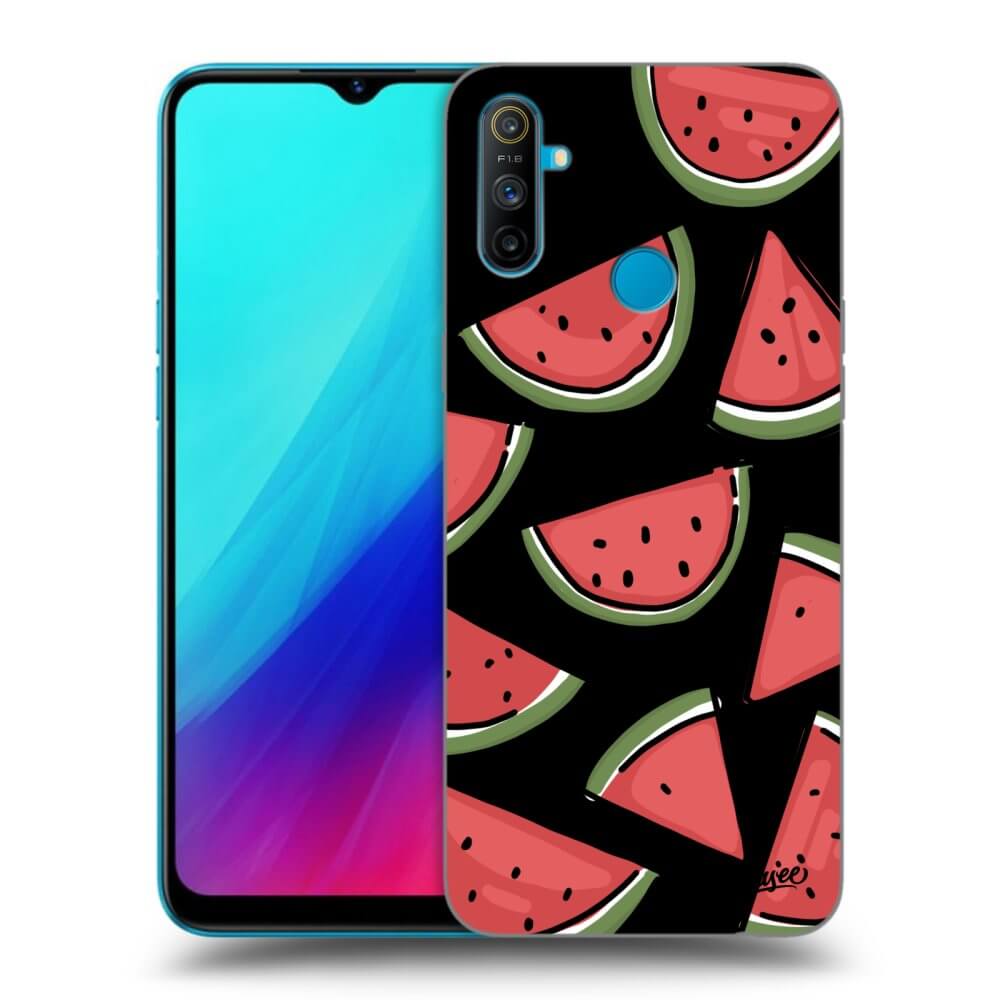 Picasee Realme C3 Hülle - Schwarzes Silikon - Melone