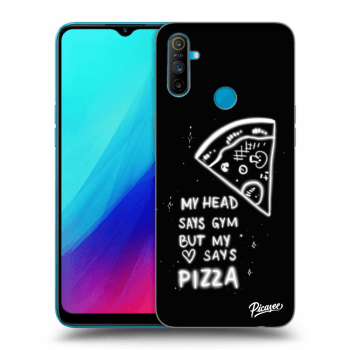 Picasee Realme C3 Hülle - Schwarzes Silikon - Pizza