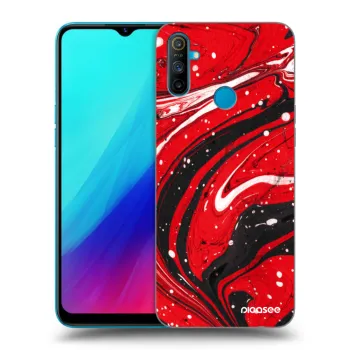 Hülle für Realme C3 - Red black