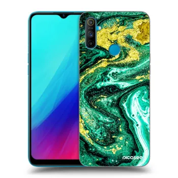 Hülle für Realme C3 - Green Gold