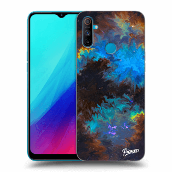 Picasee Realme C3 Hülle - Schwarzes Silikon - Space