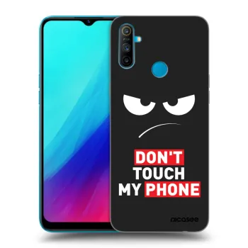 Hülle für Realme C3 - Angry Eyes - Transparent