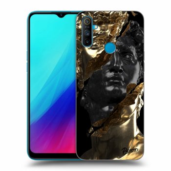 Hülle für Realme C3 - Gold - Black