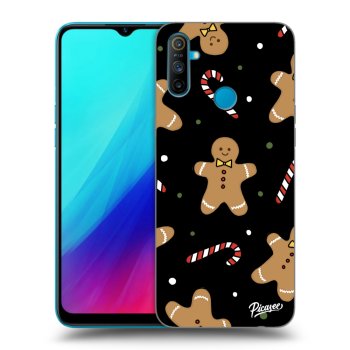 Picasee Realme C3 Hülle - Schwarzes Silikon - Gingerbread